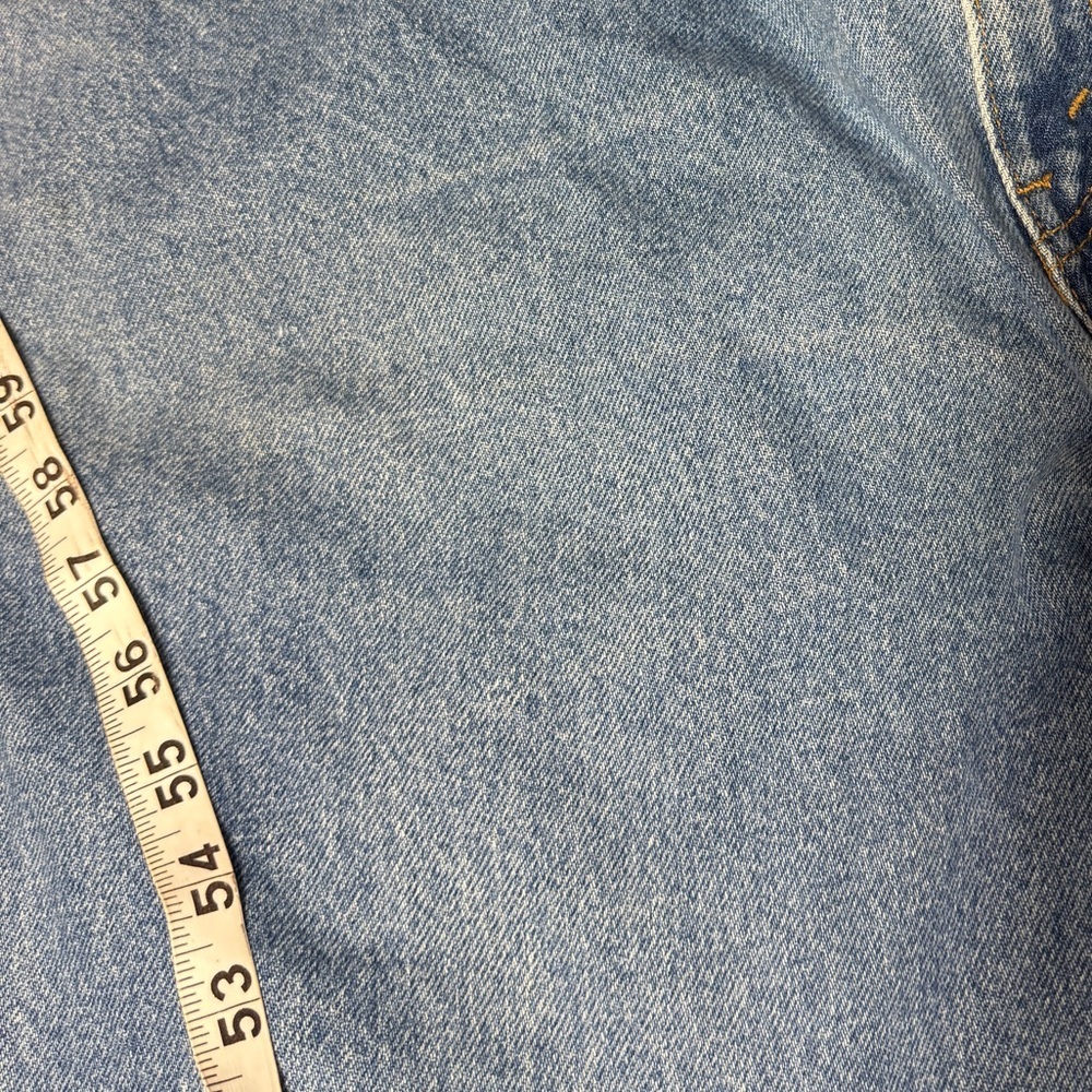 Vintage Levi’s Men’s Relaxed Straight Leg 100% Cotton Zip Fly Blue Jeans 40x30 - Picture 8 of 16